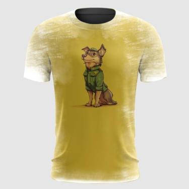 Imagem de Camiseta Cachorro Soldado Exército Rússia - FABRIQUETA, XG