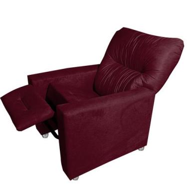 Imagem de Poltrona Reclinável Extensão De Cílios Lorena - B Home Decor, Bordo