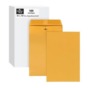 Imagem de Quality Park 37894 Envelopes de fecho de parque de qualidade, 9-1/4x14-1/2, 28lb, marrom kraft, 100/caixa