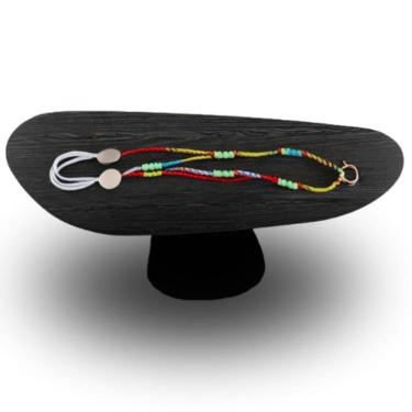Imagem de Mesa Oval Organica Em ébano 180x100