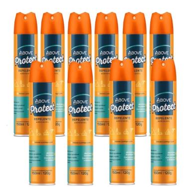 Imagem de Kit 10 Repelente Spray Protect Above Secagem Rápida 150ml