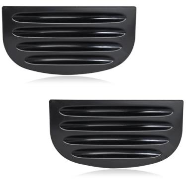 Imagem de XCZZ WR17X11655 Bandeja de gotejamento para geladeira de substituição WR17X10895 GE Bandeja coletora dispensador de água (preto) (pacote com 2)