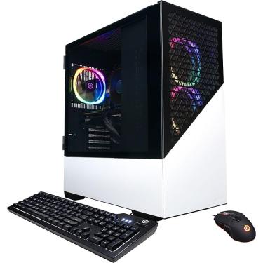 Imagem de CyberPowerPC - Gamer Master Gaming Desktop - AMD Ryzen 7 7700 - 16GB de memória - NVIDIA GeForce RTX 4060 - SSD de 2TB - Branco-GMA9360CPG