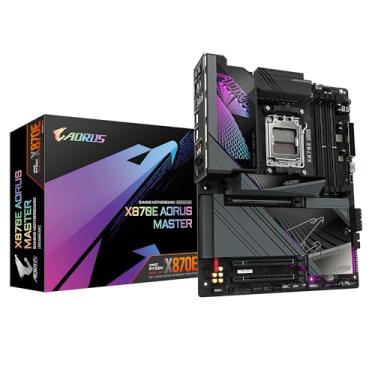 Imagem de Placa Mãe Gigabyte X870E AORUS MASTER WIFI 7 (AM5/4xDDR5/HDMI/DisplayPort/M.2/USB 4)