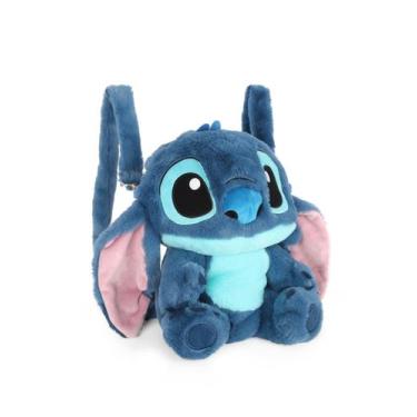 Imagem de Mochila Infantil Pelúcia Lilo Stitch Original Luxcel Disney