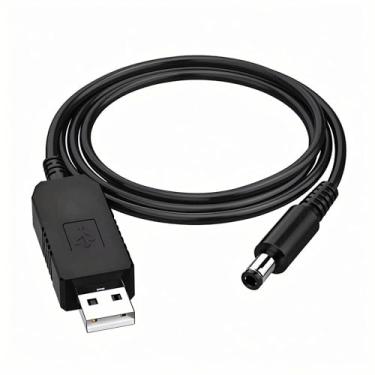 Imagem de Adaptador de câmera de carro de bebê alimentado por USB - Cabo de alimentação de 5 V a 12 V. Personalizado para portas de isqueiro, garante energia perfeita e confiável para o sistema de câmera do seu