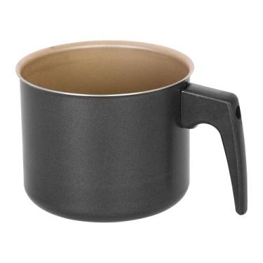 Imagem de Canecão Leiteira Antiaderente Preto e Creme 1,5 Litros  nº14 - Alumíni