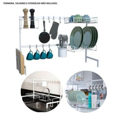 Imagem de Cozinha Autossustentável Escorredor Suspenso Modular Louça - Dicarlo M