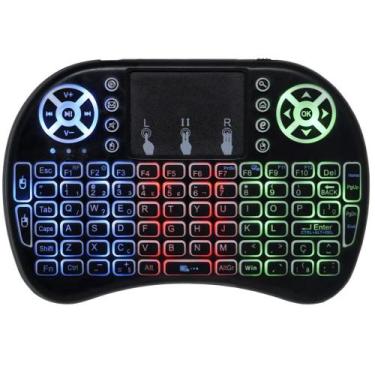 Imagem de Mini Teclado S/ Fio Touchpad Air Mouse Universal  p/ Android - ALTOMEX