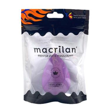 Imagem de Esponja Gota para Maquiagem Macrilan EP09, Roxo