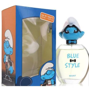 Imagem de Perfume Masculino The Smurfs 100 Ml Blue Style Brainy Eau De Toilette Spray
