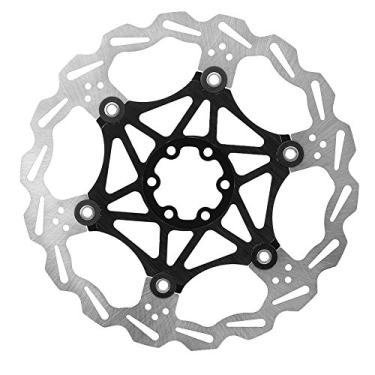 Imagem de Domary Design Colorido e Lindo, Belo e Fresco, 420 Pastilha de Aço Inoxidável, Desempenho úmido e Seco, Com Parafusos T25 para Disco de Freio Flutuante do Tipo de Bicicleta de Montanha (203mm)
