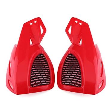Imagem de MUNEFE UNIVERSAL 7/8 "Scooter Scooter ATV Motocicleta Brush Manguardas Manguardas Handleard (Vermelho)