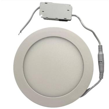 Imagem de Plafon Painel de LED Redondo  17cm Bivolt 12W 3000k