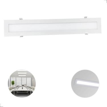 Imagem de Painel De Led Retangular 10X60 Embutir 18W 6500K Bivolt Opus