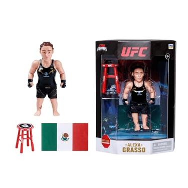 Imagem de UFC 4.5-Inch Articulated Action Figure – Alexa Grasso with Accessories | Official UFC Collectible by PMI | 1 Pack Window Box | 4 Fighters to Collect