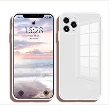 Imagem de Capa de Vidro Compatível com Iphone 14 (Branca)