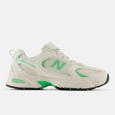 Imagem de Tênis New Balance 530, Creme, Verde, 34