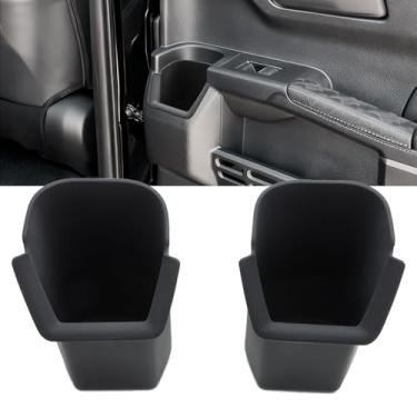 Imagem de Auovo Suporte de copo para Toyota 4Runner 2025 acessórios 2ª porta suporte de garrafa de bebida antiderrapante coast silicone interior organizador de apoio de braço preto