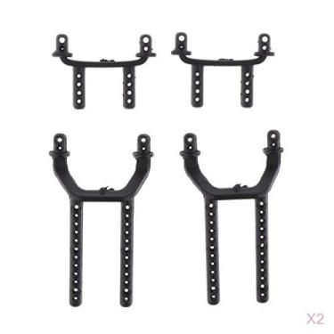 Imagem de Luzhengyang Upgrade Your Wltoys K989 RC Car with Precision Made Aluminum Body Posts - 1/28 RC Car Accessories for Easy Install and Superior Performance