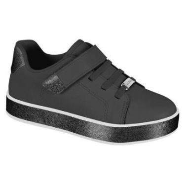 Imagem de Tenis Infantil Molekinha Menina Estilosa Velcro Brilhante Glitter Shine-Feminino