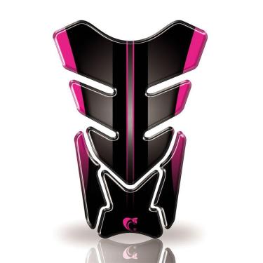 Imagem de Protetor De Tanque Adesivo Moto Honda, Yamaha E Suzuki Varias Rosa