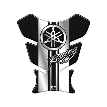 Imagem de Adesivo Protetor De Tanque Moto Yamaha Diapasão Racing Cinza