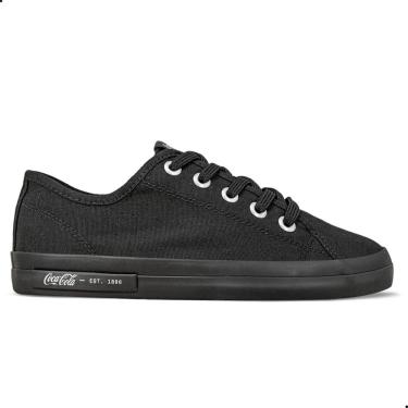 Imagem de Tênis Coca Cola Plaza Canvas All Black Unissex | Preto