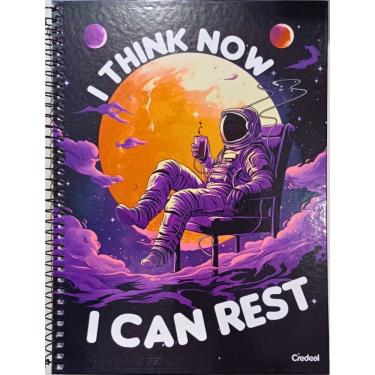 Imagem de Caderno Espiral Universitário Capa Dura 1 Matéria 96f My Collection Credeal Estampa 1