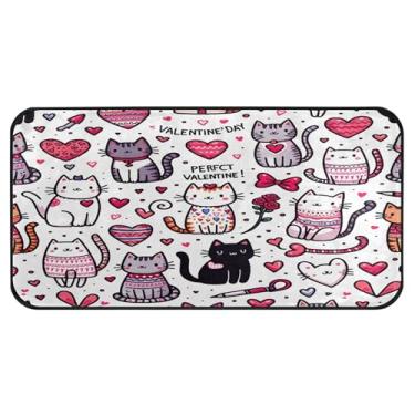 Imagem de Burbuja Tapete de cozinha para bolos 51 x 99 cm, tapete antiderrapante lavável com suporte de borracha, tapete para cozinha, sala de estar, banheiro, decoração de casa