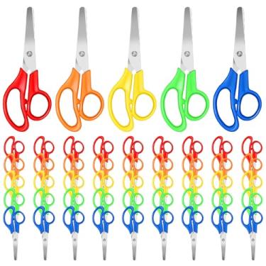 Imagem de eggigi 50 tesouras a granel para escola