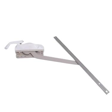 Imagem de Cryfokt Manivela Direita de Aço Durável para Operador de Janela de Batente, Braço único de Substituição para 300-450mm de Largura, 1200mm de, Pvc, Madeira e Alumínio