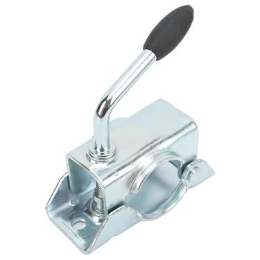 Imagem de Naroote Suporte de Fixação Resistente da Braçadeira Dividida da Roda de Jack para o Diâmetro Tubulação de 48mm, Remoção Prática para o Ferro Galvanizado 1.89in do Reboque Rv