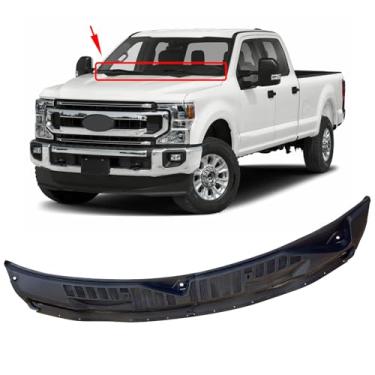 Imagem de KAMDKI Painel de cobertura do limpador de para-brisa adequado para Ford F250 F350 F450 F550 F550 Super Duty painel de inserção da grade frontal do lado esquerdo e direito HC3Z-25022A68-AB HC3Z