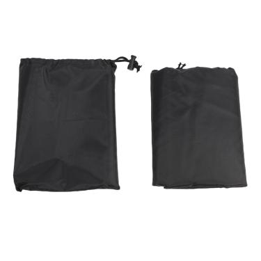 Imagem de Capa para churrasqueira resistente à prova d'água, tecido oxford, capa contra poeira para churrasqueira ao ar livre, protetor solar, ajuste universal, bolsa de armazenamento (S)