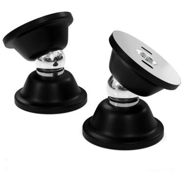 Imagem de Prendedor Trava De Porta Magnético Com Mola Preto Compacto