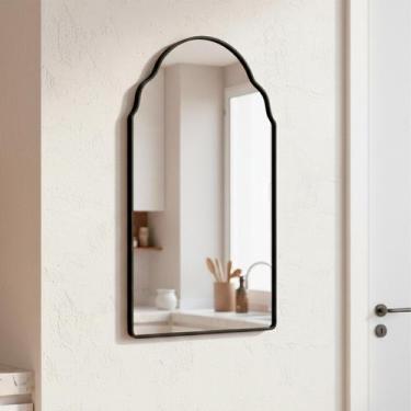 Imagem de Espelho Orgânico De Parede Sala Lavabo 60x80cm - Mod. Marrocos - REI D