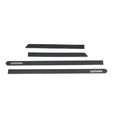 Imagem de Jogo De Friso Lateral Pintado Cinza Acier Logan