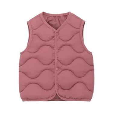 Imagem de Colete De Algodão Para Meninos E Meninas, Quente E Sólido, Roupas Casu