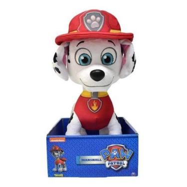Imagem de Pelúcia Patrulha Canina Marshall, Sunny - Sunny Brinquedos, Branco e V