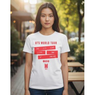 Imagem de Camiseta Bts Key Pop Coreano Unissex Estampa Premium - - Missionarios 