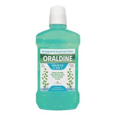 Imagem de Antisséptico Bucal Oraldine Menta - 500ml - Com Álcool -Unissex