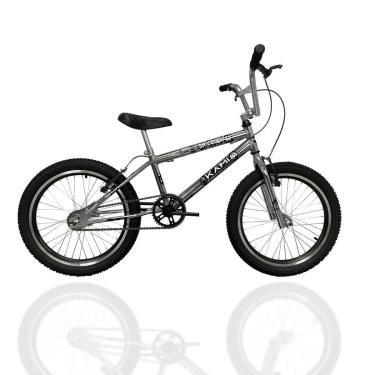 Imagem de Bicicleta Infantil Aro 20 Tipo Bmx Kami Cromado 6 a 10 Anos-Unissex