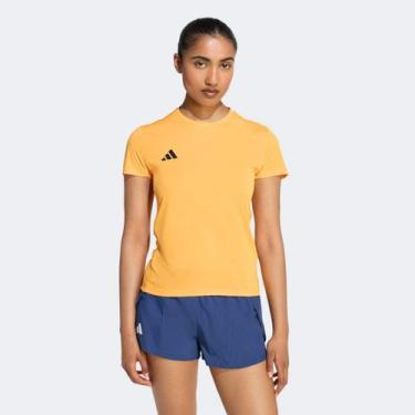 Imagem de Camiseta Adidas Adizero Essential Feminina, Laranja, M