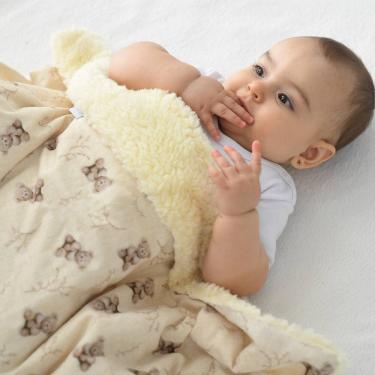 Imagem de Manta Carneirinho para Bebê 70cm x 90cm Baby Joy