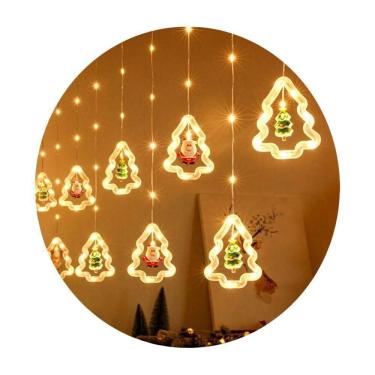 Imagem de Pisca Cortina Cascata De Luz Led Natalina 3m Arvore