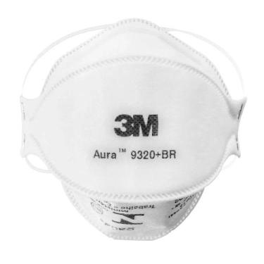 Imagem de Máscara de Segurança Sem Válvula Aura 9320+BR PFF2 1 Un. 3M