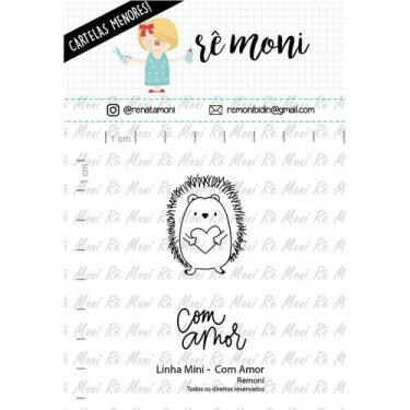 Imagem de Carimbo Mini Com Amor  Cod 41000036 - 01 Unidade - Lilipop Carimbos - 