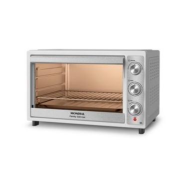Imagem de Forno Elétrico 52L Family Grill Inox Mondial Branco/Inox 1800W - FRN-52-WI