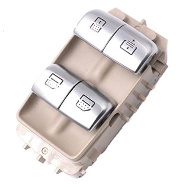Imagem de Interruptor de janela de energia mestre de cor bege, adequado para 14-16 S550 S600 S63 Traseira direita A2229051505 2229051505